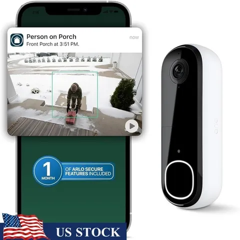 Wired Wireless Video Doorbell 2Way Audio Night Vision Motion Sensor Weatherproof