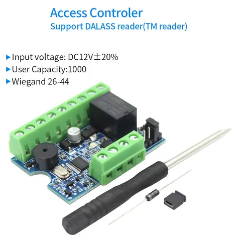 Access Control Kit Relay Access Controller Board + Mini Card Reader for Electric