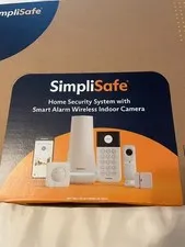 8pc SimpliSafe Home Security System with Smart Alarm Wireless Indoor Camera