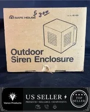 Vintage NOS Radio Shack Safe House Outdoor Siren Enclosure 49-486 NIB NEW