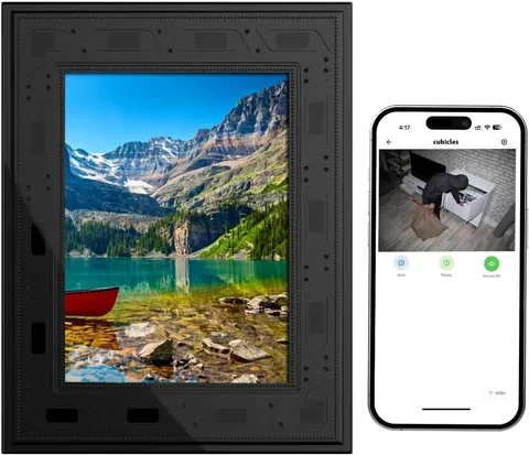 Frame Camera, Security Camera WiFi 1080P, 365 Days Standby PIR Motion Detection