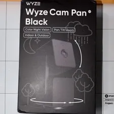 Wyze Cam Pan v3 1080p Wi‑Fi IP Camera Black, Color Night Vision, Pan/Tilt/Zoom