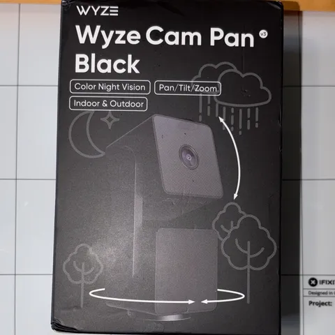 Wyze Cam Pan v3 1080p Wi‑Fi IP Camera Black, Color Night Vision, Pan/Tilt/Zoom