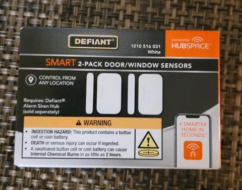 Defiant Home Security 2 Pack Door/Window Sensors  Hubspace Alarm