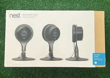New Sealed Google Nest Cam Indoor Smart Security Camera 3 Pack NC1104US