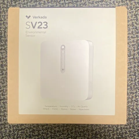 Verkada SV23 Environmental Sensor, Wired Indoor, White (SV23-HW-R)