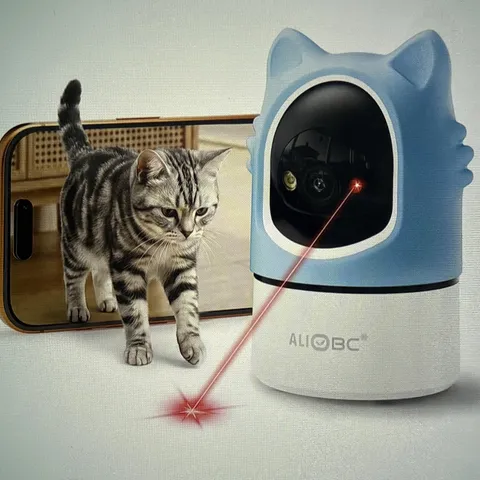 2K HD Pet Camera, Auto-Tracking & Laser, 2-way Audio, WiFi, Night Vision, 355°