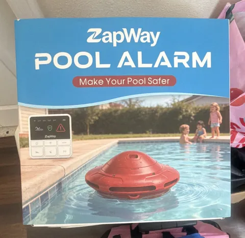 ZapWay Pool Alarm System Wi-Fi Mobile App Remote Control Red ZW02