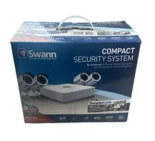 Swann Compact Home Security System 8 Channel System with 4 Cameras New OPEN BOX