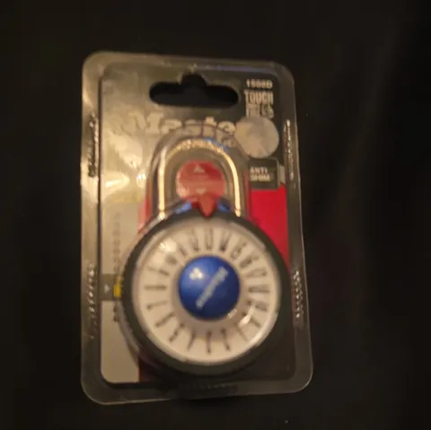 Master Lock Wide Magnification Combination Padlock--Blue--Level 3--1588D--NEW!!