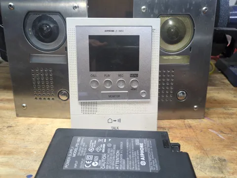 Aiphone JF-2MED And 2 JF-DVF & PS-1820UL Audio/Video Intercom System