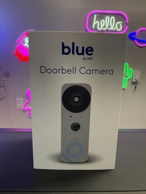 Blue by ADT Doorbell Camera - SCD2R0-29 - Factory Sealed NEW - Pearl Gray