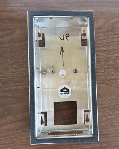 Doorbird D2101V - Flush Mount Box - Open Box
