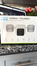 Blink Outdoor + Floodlight Wireless Wi-Fi HD Battery Camera White, 2-Way Audio