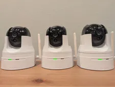 D-Link DCS-5222L HD Cameras Pan/Tilt Night Vision Lot of 3