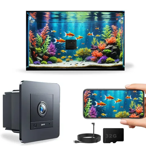 2K HD Aquarium Camera for Fish: Tanks Reptile Terrariums Camera - Anti-Glare ...