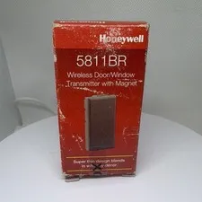 Honeywell 5811BR Wireless Door/Window Transmitter Door Sensor w/ Magnet Brown