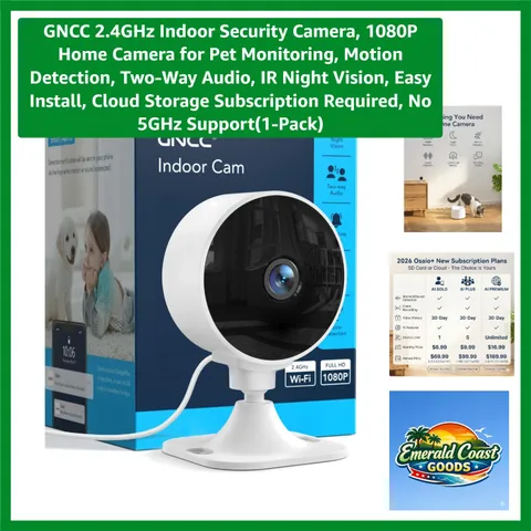Smart Pet & Baby Monitor – 1080P HD Security Camera with Two-Way Communication