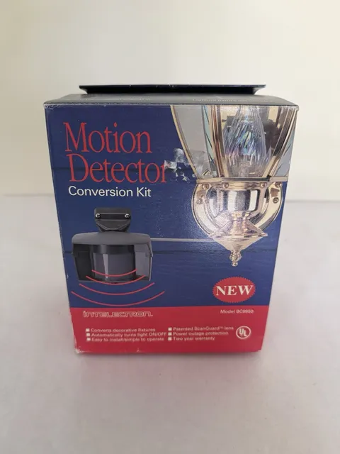 Intelectron Motion Detector Security light Conversion Kit Brand New 90s