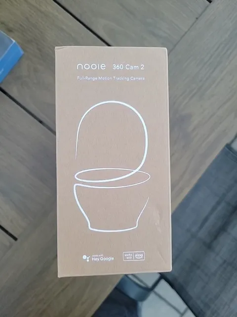 Nooie 360 Cam 2  2K HD Full-Range Motion Tracking Camera 2-way Audio