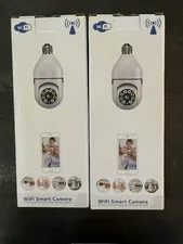 WiFi Smart Camera Bulb with LED Lights Set Of 2.