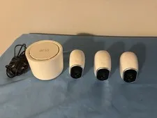 Arlo VMB3500 Base Station + 3 Wireless Cameras No Batteries