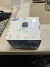 (S) Blink Mini Indoor Plug-In HD 1080p Smart Security Camera White NEW SEALED