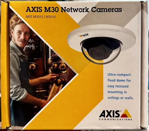 Axis M3015 Indoor/Outdoor Netowork Security Camera System - White, Pack of 1