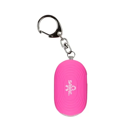 SABRE 2-in-1 Personal Alarm with LED Light, 130dB Safety Siren, Pink 