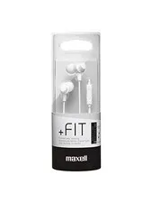 Hitachi Maxell In-Ear Headphones with Microphone for Smartphones White