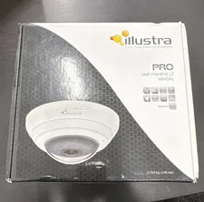 Illustra PRO 5MP Fisheye LT Vandal Dome IP Camera PoE White ADCI825LT-F311