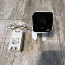 ADT OC835-V4 1080p Wireless Outdoor Security Camera Water Proof White - W/ Cord
