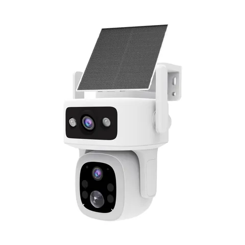 Laser Outdoor 4G Security Camera with Solar Panel and PTZ