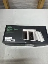 Wyze Battery Cam Pro 2 Pack WYZECOP-RB2PK Wireless 2k HD Color Night Spotlight