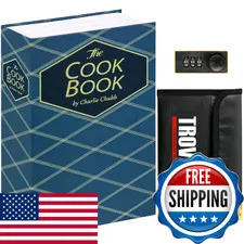 Kofair Book Safe Combination Lock Hidden Safe 9.5 X 6.2 X 2.2 Inch Fireproof