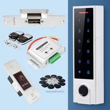HOMSECUR Weatherproof WIFI Fingerprint RFID Access Control Set Lock APP Unlock