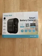 Vision Well Wireless Outdoor Smart Battery Camera, Model CG6S