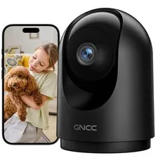 2K Indoor Security Camera WiFi Pan Tilt Motion Detection Night Vision 2-Way