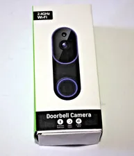 DOORBELL CAMERA P52 BLACK 2.4GHZ WI-FI NIGHT VISION 