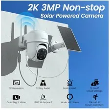 Cloud/SD Storage Wireless Security Camera | 2K Resolution