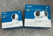 TP-Link Tapo C210 Security Cameras (3 total)  with micro-SD cards