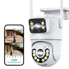 Security Wireless Outdoor Cameras 2.4G WiFi Indoor Outdoor Camera Wireless Du...