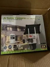 SPM-T Series Solar IP Surveillance Camera 4K Outdoor Wireless Wi-Fi/4G 1pc
