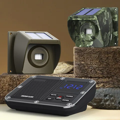 Solar Outdoor Wireless Driveway Alarm Anti-Theft for Fish Pond Orchard Lot