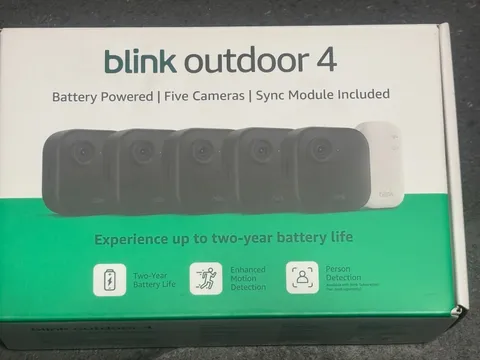 BRAND NEW BLINK Outdoor 4 (4th Gen) 5-Camera Security System w/ Sync Module Core