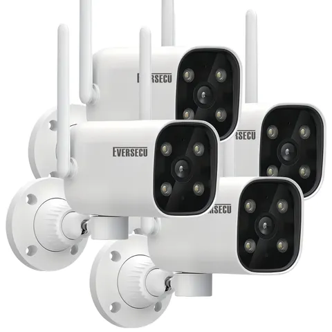2K WiFi PTZ Bullet Camera, Outdoor/Indoor, Pan/tilt, 2-Way Audio, Night Visio...