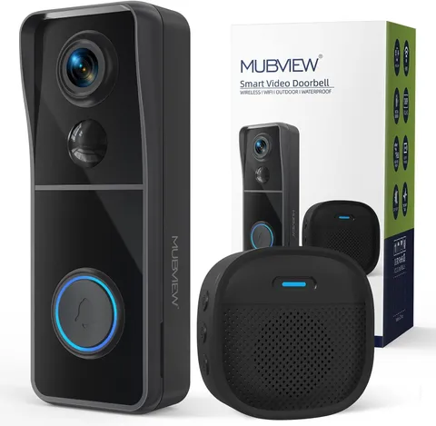 Doorbell Camera Wireless with Chime, Video Doorbell - No Subscription, Voice Cha