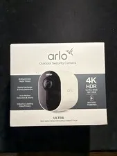 Arlo Ultra 3rd Gen 4K HDR Wireless Outdoor Security Camera White/Black New