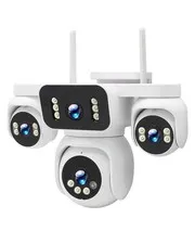 4-Lens Wireless Outdoor Camera for Home Security