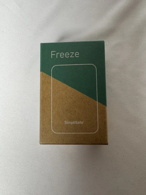 SimpliSafe Wireless Freeze Sensor Temperature Detector Indoor Only White